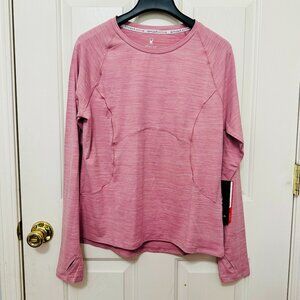 SPYDER ACTIVE PINK BARBIE BARBIECORE PULLOVER LONG SLEEVE TOP XL
